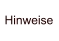 Hinweise